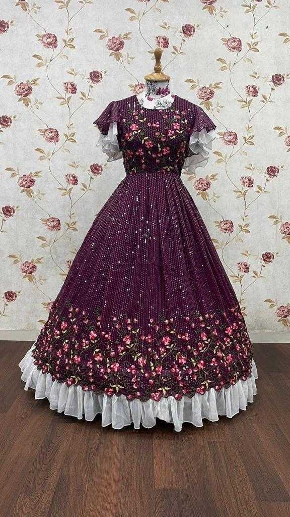 Ynf Georgette KESH503 7864 Kids Wear Wholesale Kids Gown Kids Ethnic Gowns Manufacturer
