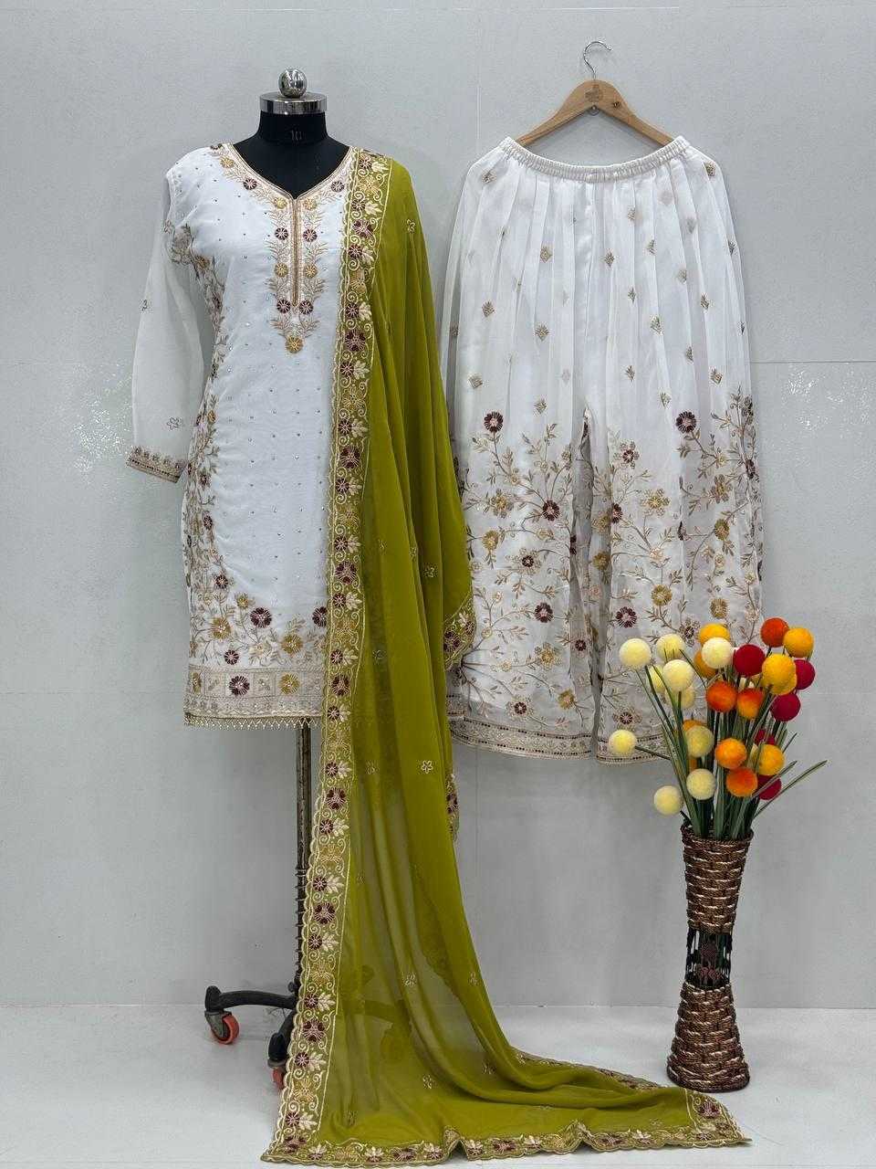 Ynf Georgette KESH512 1678 Suits & Dresses Wholesale Ladies Suits Palazzo Suit Embroidered Suits Manufacturer
