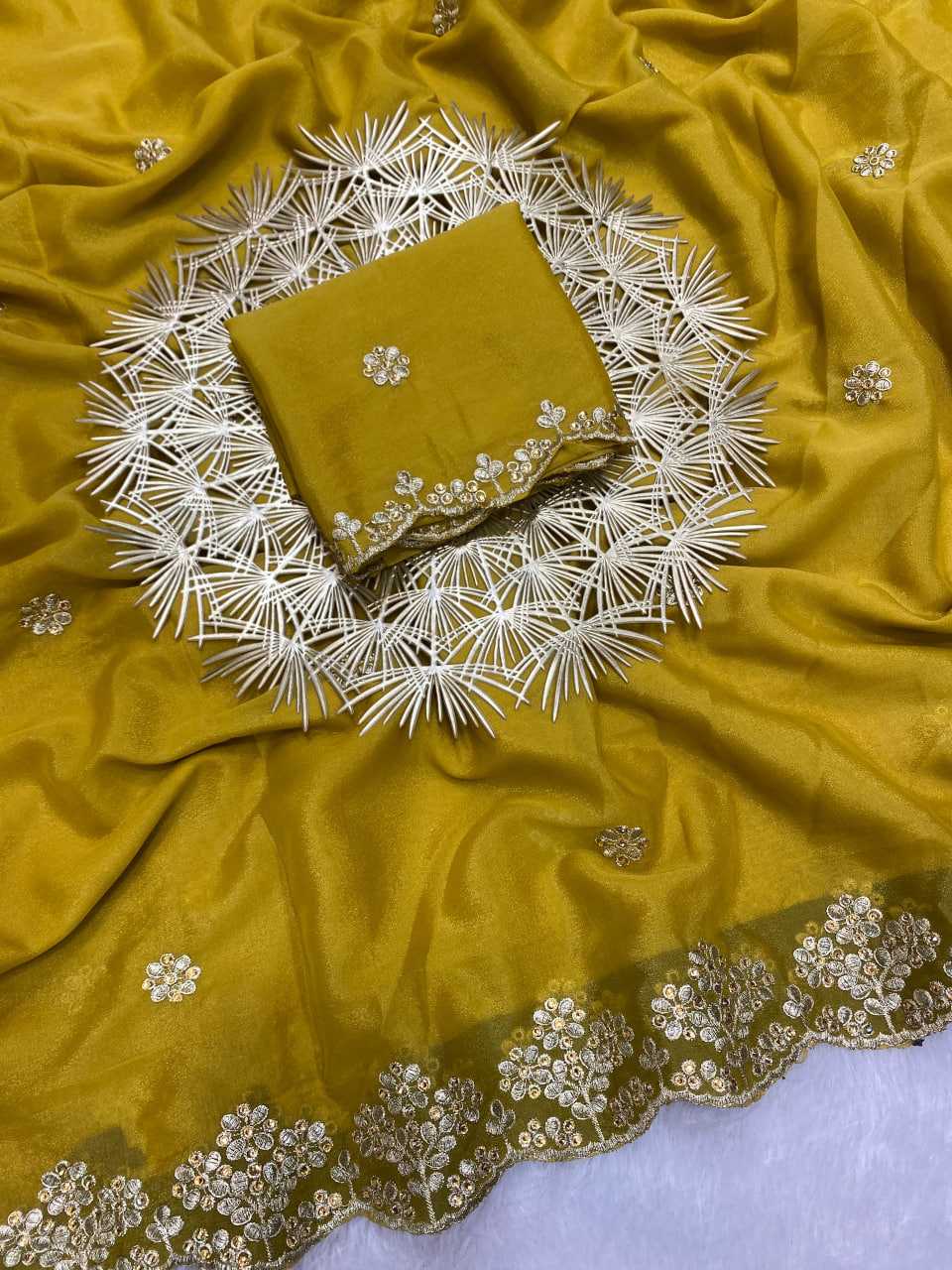 Ynf Georgette KESH514 NEW DESIGN Sarees Wedding Collections Festive Collections Wholesale Georgette Sarees Zari Border Sarees Sarees With Blouse Manufacturer