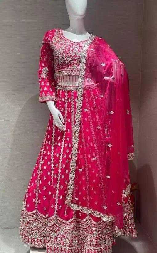 Ynf Georgette KESH540 34 Lehengas Wholesale Embroidered Lehenga Manufacturer