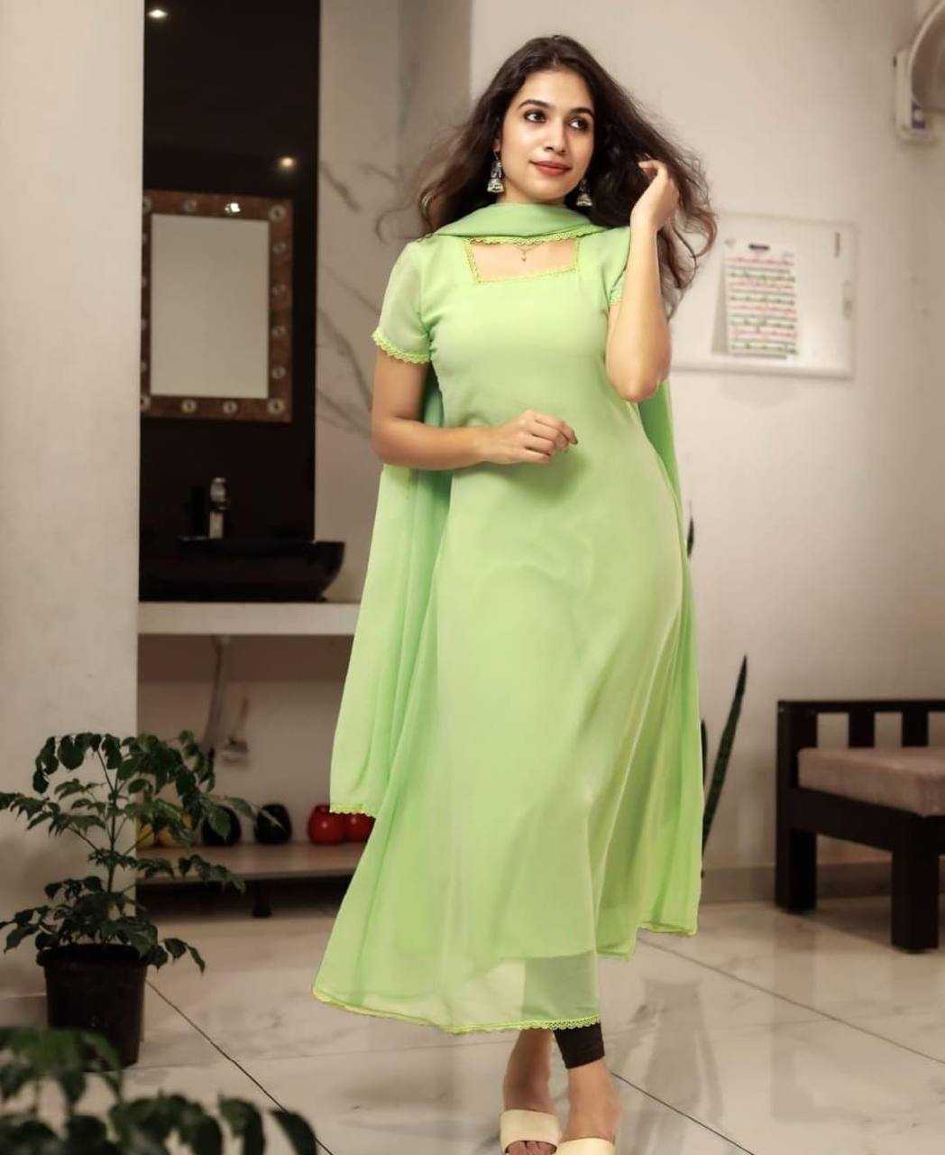 Ynf Georgette KESH544 203 Gowns Wholesale Fancy Gowns Anarkali Gown Party Gowns Manufacturer