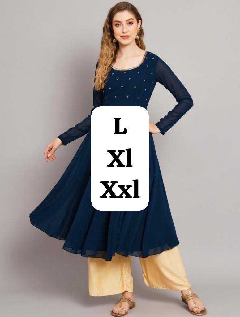 Ynf Georgette KESH544 216 Gowns Wholesale Fancy Gowns Anarkali Gown Party Gowns Full Sleeve Gowns Manufacturer