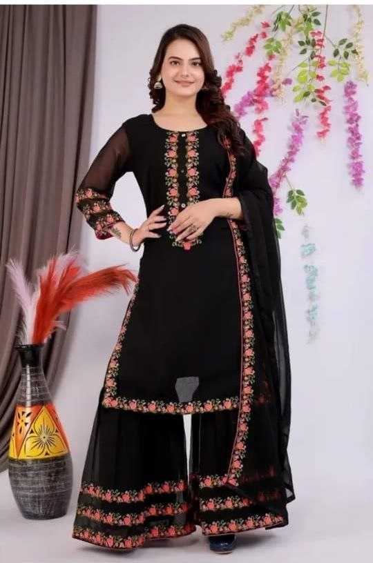 Ynf Georgette KESH552 93 Kurti Wholesale Casual Kurtis Festive Kurtis Party Wear Kurtis Embroidered Kurtis Manufacturer
