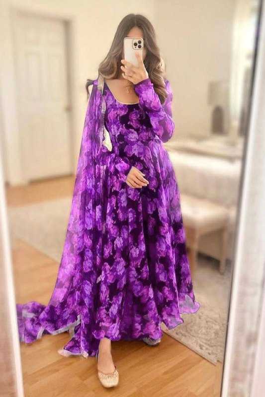 Ynf Georgette KESH559 318 Suits & Dresses Western Wears Festive Collections Wholesale Party Wear Dresses Printed Dresses Georgette Dresses Manufacturer