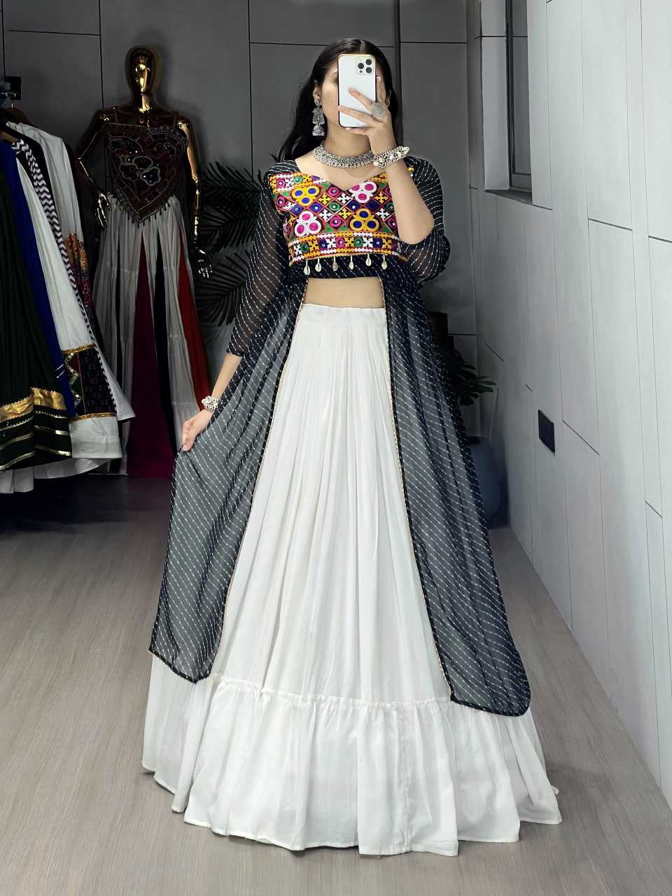 Ynf Georgette RIN119 8047 Festive Collections Wholesale Navratri Chaniya Choli Manufacturer