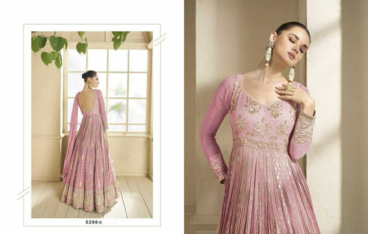 Ynf Georgette RIN131 5296 Suits & Dresses Wholesale Anarkali Suits Semi Stitched Suits Semi-Stitched Suits Manufacturer