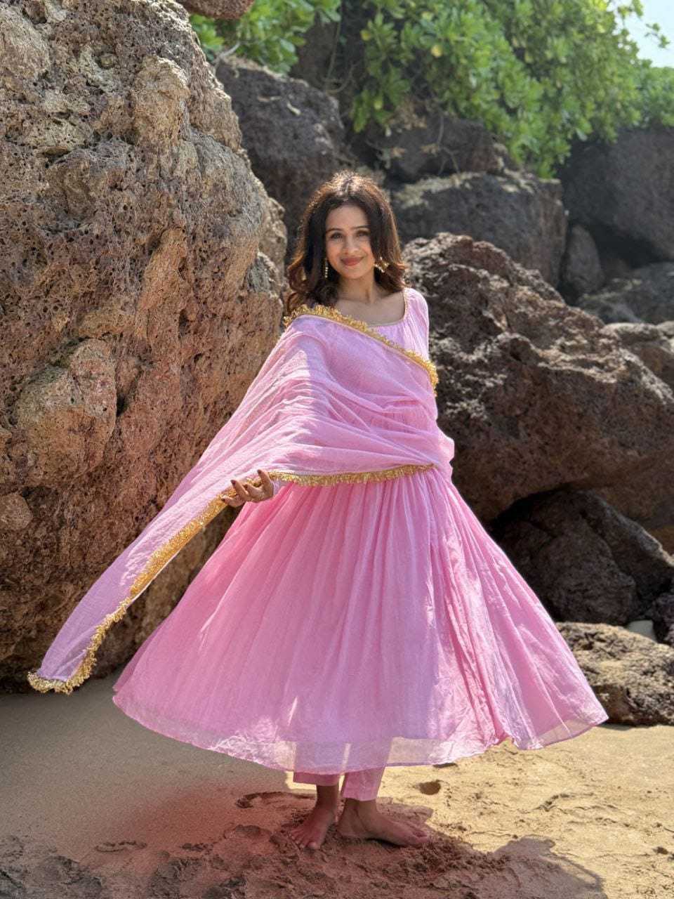 Ynf Georgette RIN157 2153 Gowns Plus Size Collections Wholesale Party Gowns Georgette Gown Gown With Dupatta Manufacturer