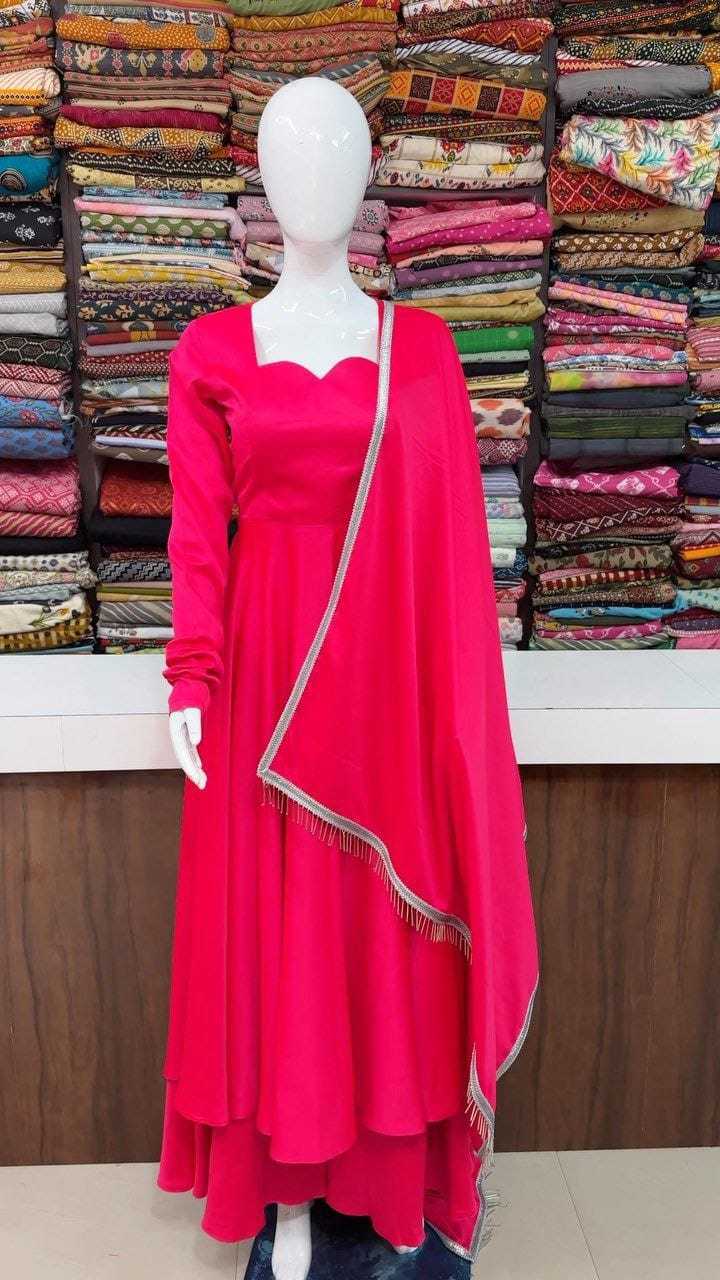 Ynf Georgette RIN157 2589 Gowns Plus Size Collections Wholesale Party Gowns Georgette Gown Designer Gowns Manufacturer