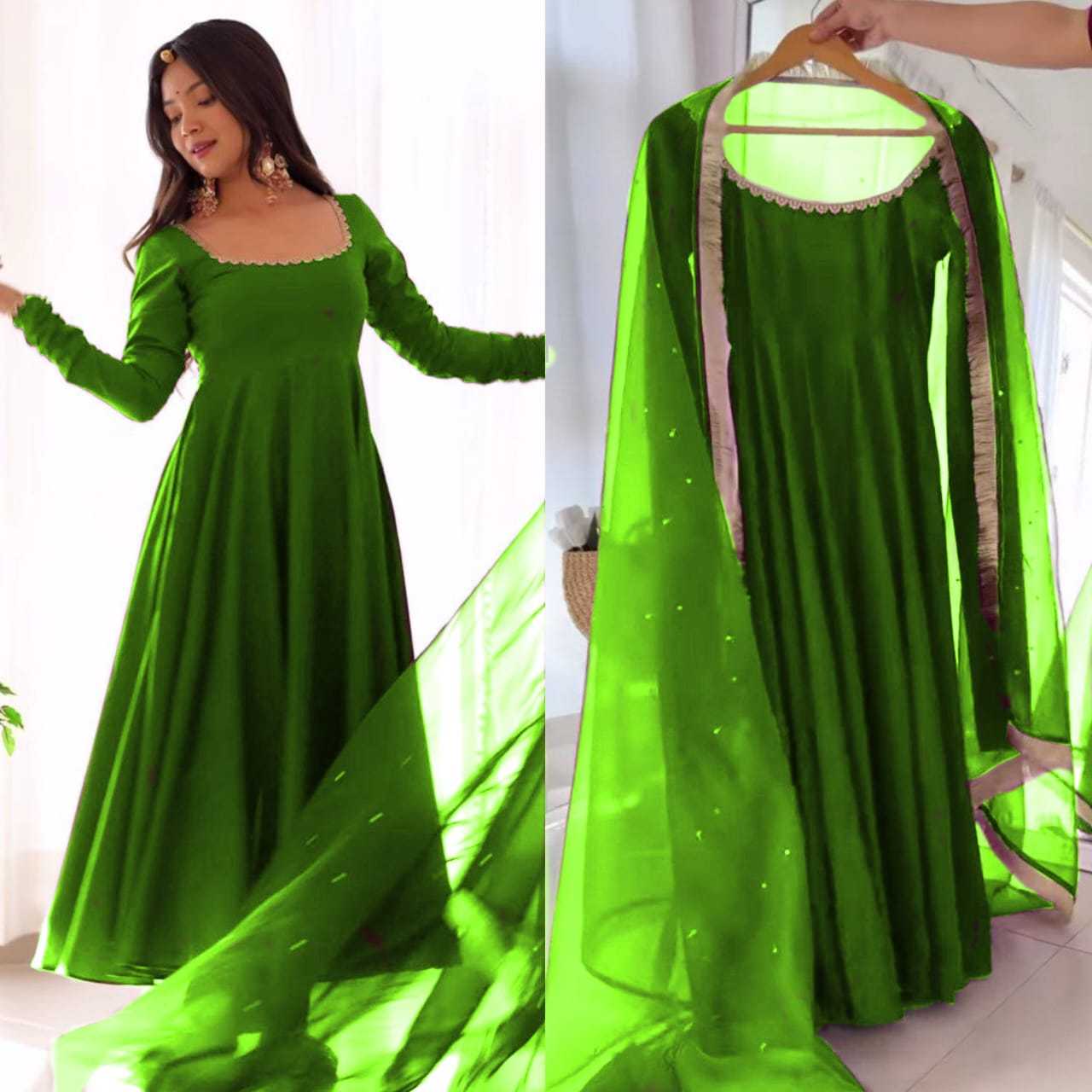 Ynf Georgette RIN157 2933 Gowns Plus Size Collections Wholesale Party Gowns Georgette Gown Designer Gowns Manufacturer
