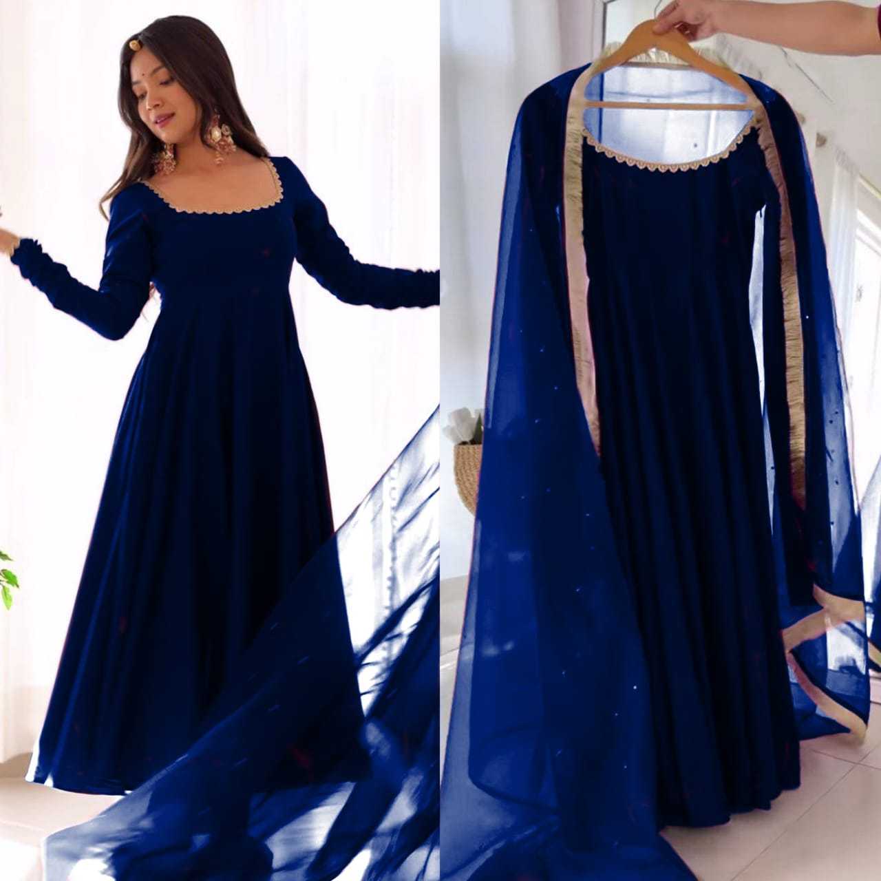 Ynf Georgette RIN157 2933 Gowns Plus Size Collections Wholesale Party Gowns Georgette Gown Designer Gowns Manufacturer