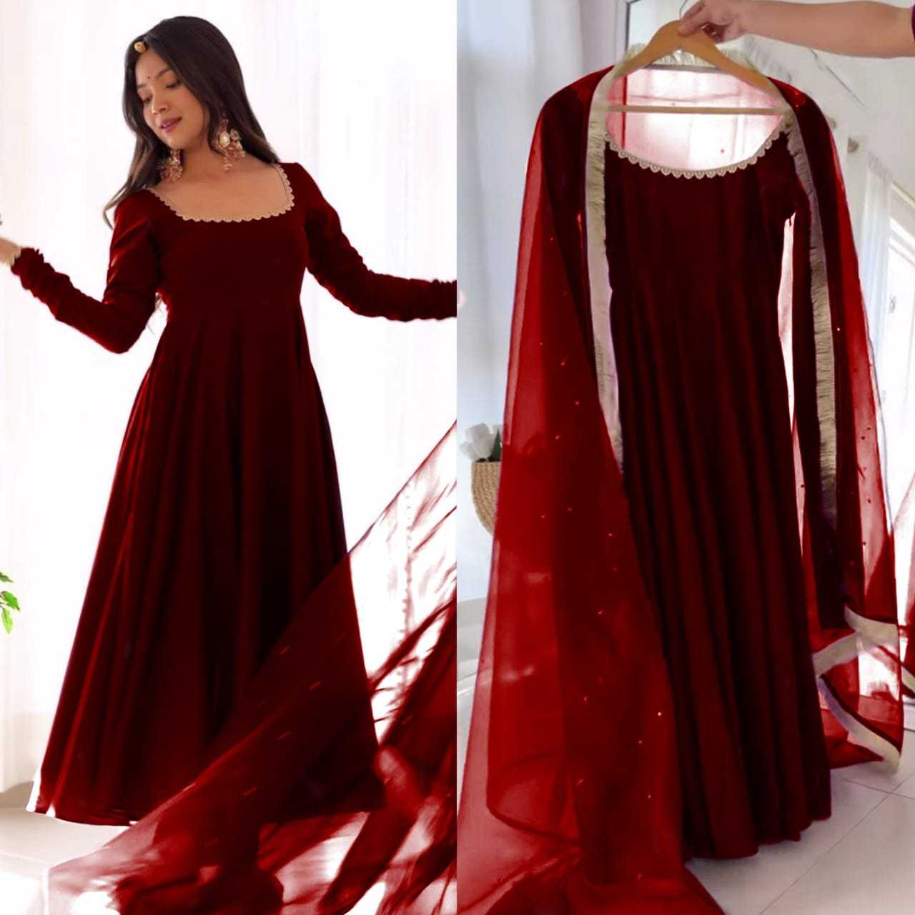 Ynf Georgette RIN157 2933 Gowns Plus Size Collections Wholesale Party Gowns Georgette Gown Designer Gowns Manufacturer