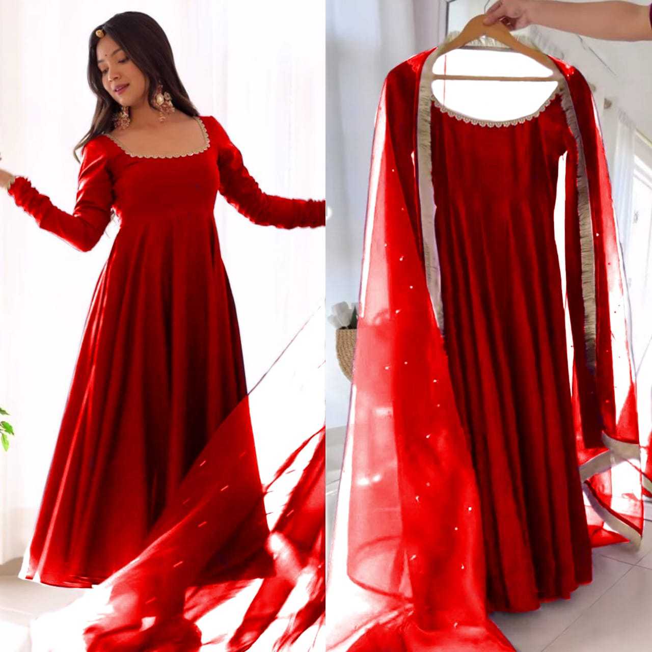 Ynf Georgette RIN157 2933 Gowns Plus Size Collections Wholesale Party Gowns Georgette Gown Designer Gowns Manufacturer