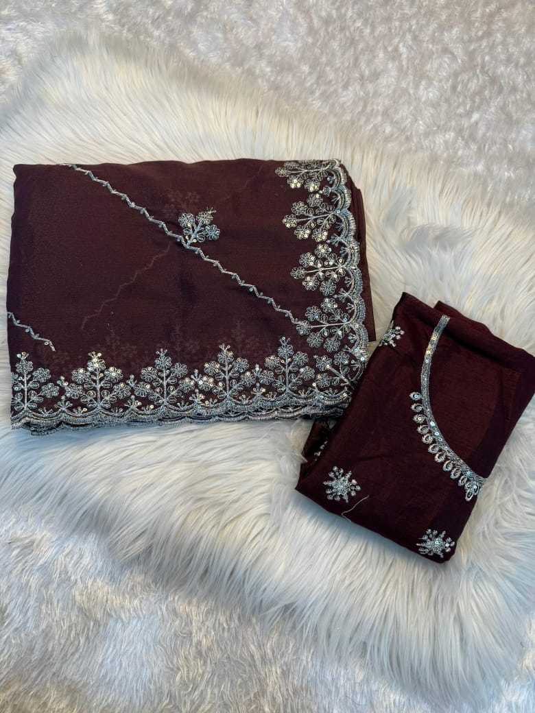 Ynf Georgette RIN178 SWEDEN Sarees Wholesale Georgette Sarees Sequence Sarees Embroidered Sarees Manufacturer