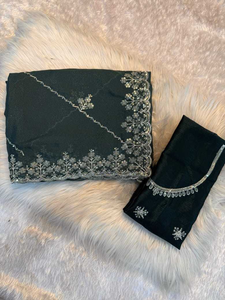 Ynf Georgette RIN178 SWEDEN Sarees Wholesale Georgette Sarees Sequence Sarees Embroidered Sarees Manufacturer
