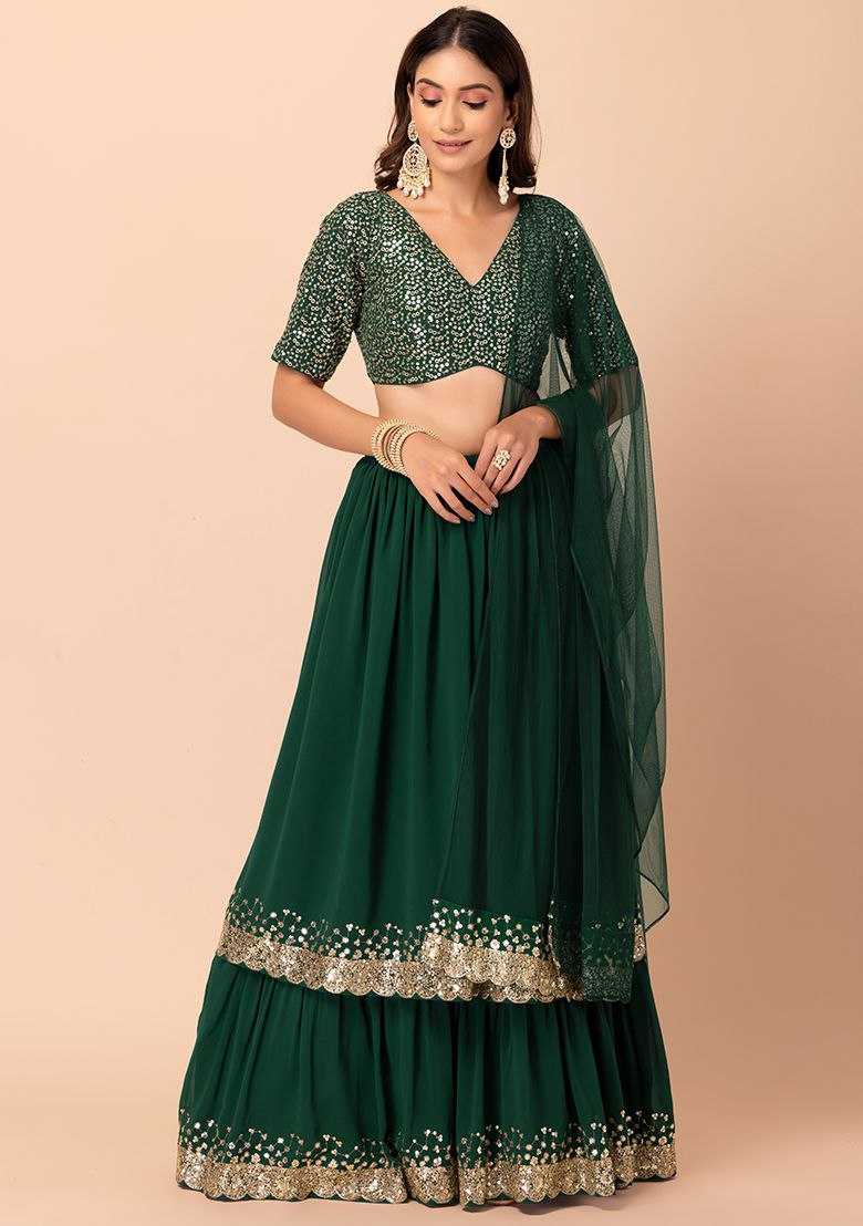 Ynf Georgette RIN197 3095 Lehengas Wholesale Designer Lehenga Bridal Lehenga Lehenga With Dupatta Manufacturer