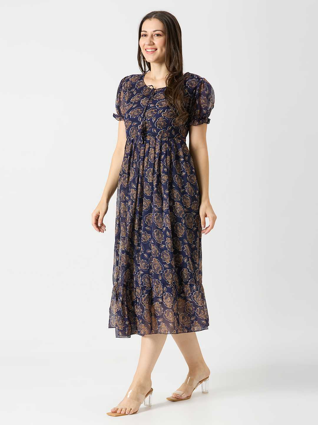 Ynf Georgette RIN197 4816 Western Wears Wholesale Tops Manufacturer