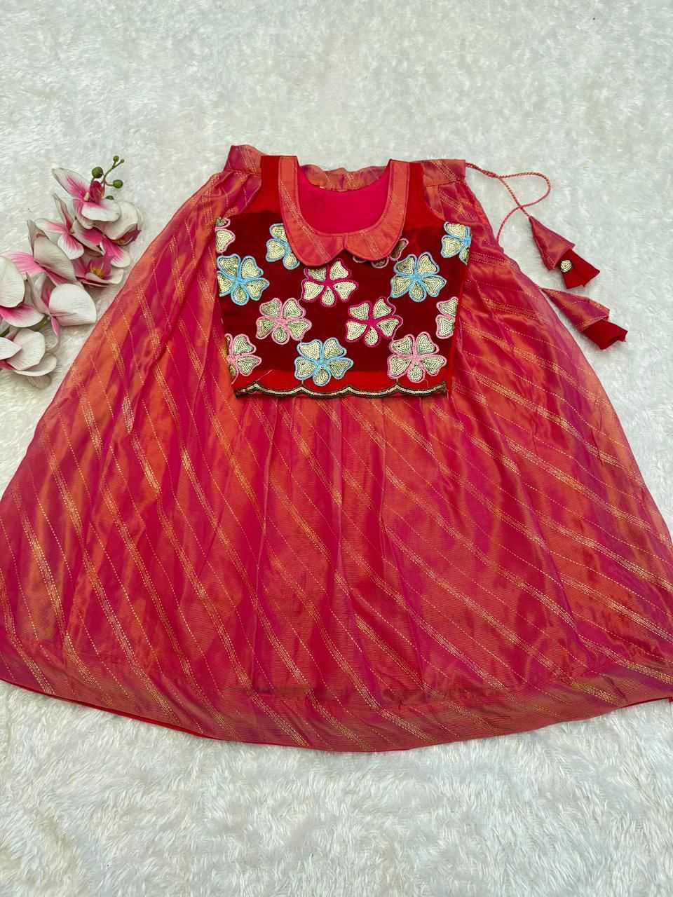 Ynf Georgette RIN235 Braso Kids Wear Wholesale Kids Lehenga Kids Lehenga Choli Baby Girl Lehenga Manufacturer