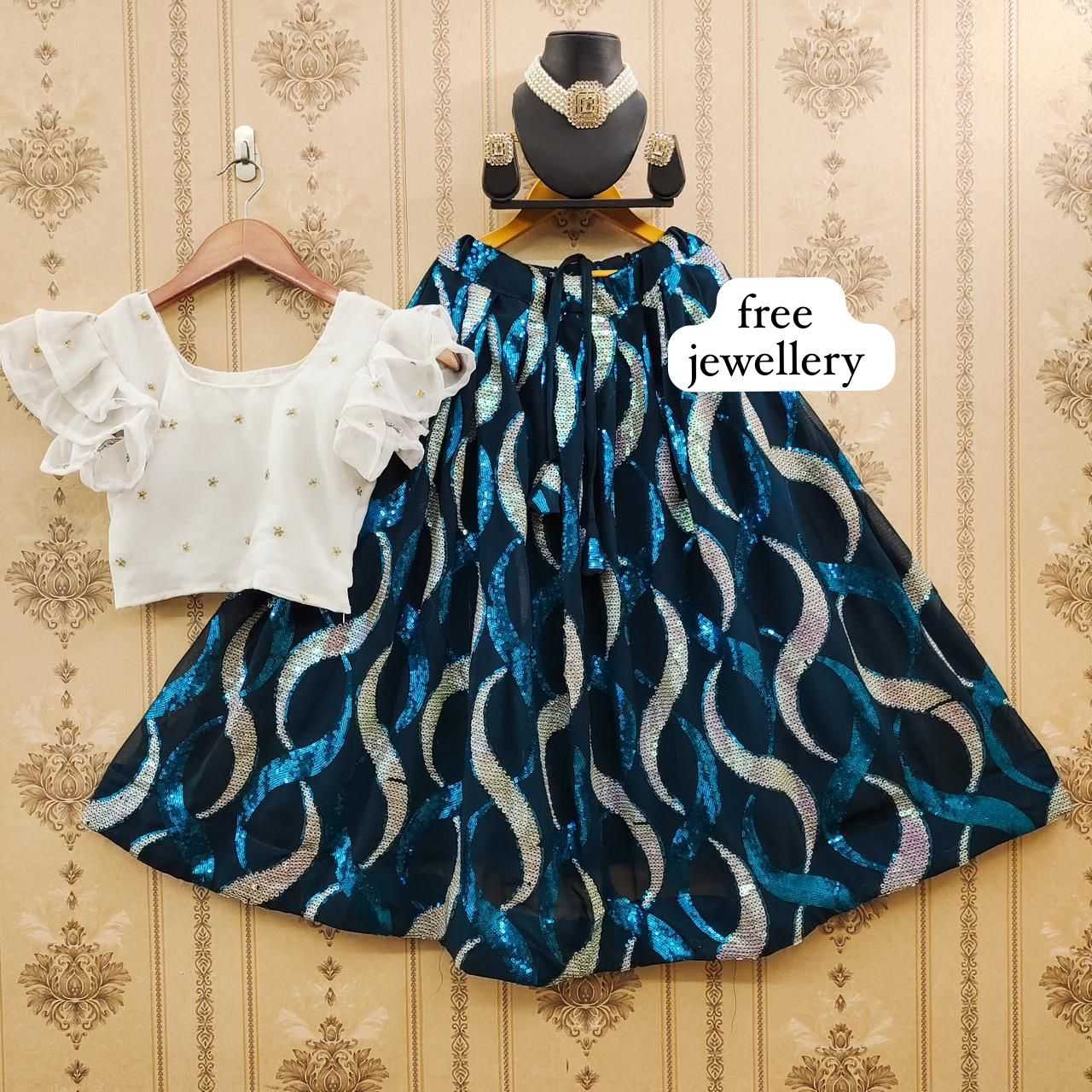 Ynf Georgette RIN235 FAIRY Kids Wear Wholesale Kids Lehenga Kids Lehenga Choli Baby Girl Lehenga Manufacturer