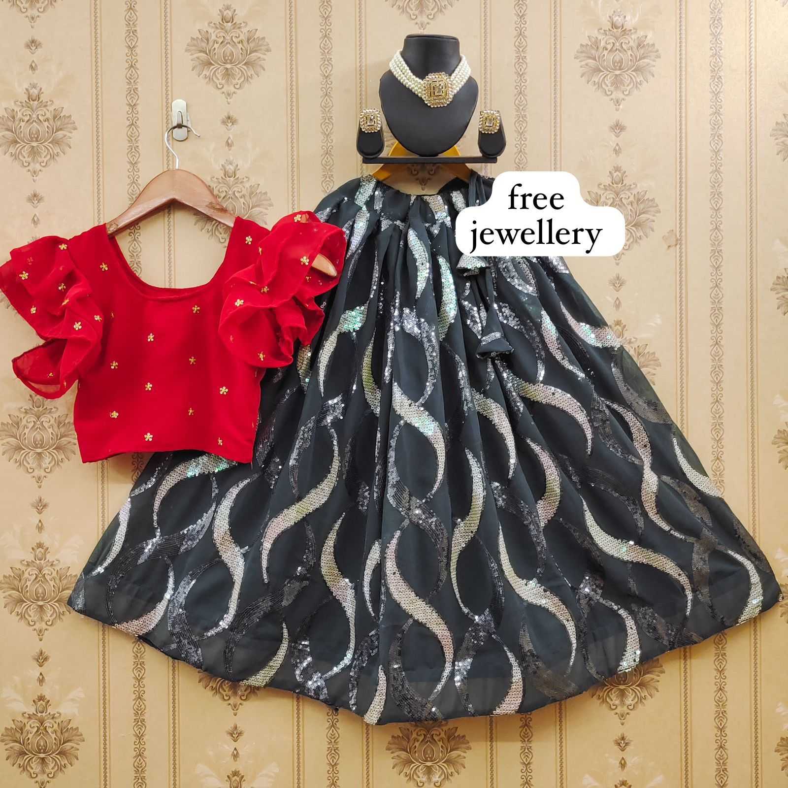 Ynf Georgette RIN235 FAIRY Kids Wear Wholesale Kids Lehenga Kids Lehenga Choli Baby Girl Lehenga Manufacturer