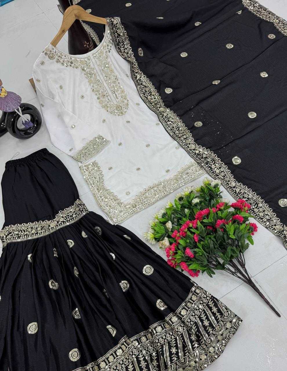 Ynf Heavy Chinnon Silk KESH512 1667 Suits & Dresses Wholesale Ladies Suits Sharara Salwar Suits Embroidery Suits Manufacturer