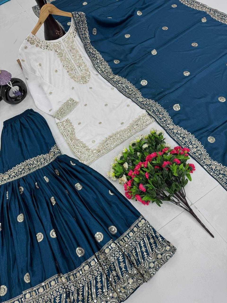 Ynf Heavy Chinnon Silk KESH512 1667 Suits & Dresses Wholesale Ladies Suits Sharara Salwar Suits Embroidery Suits Manufacturer