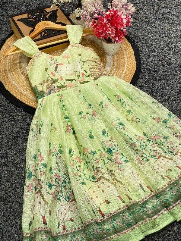 Ynf Heavy Kota KESH493 copy right Kids Wear Wholesale Kids Gown Kids Ethnic Gowns Manufacturer