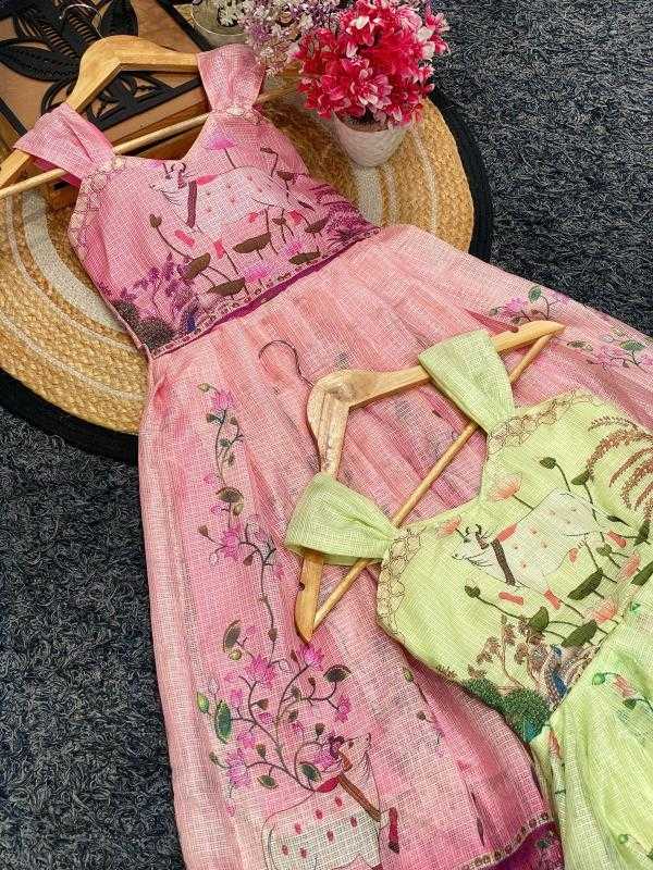 Ynf Heavy Kota KESH493 copy right Kids Wear Wholesale Kids Gown Kids Ethnic Gowns Manufacturer