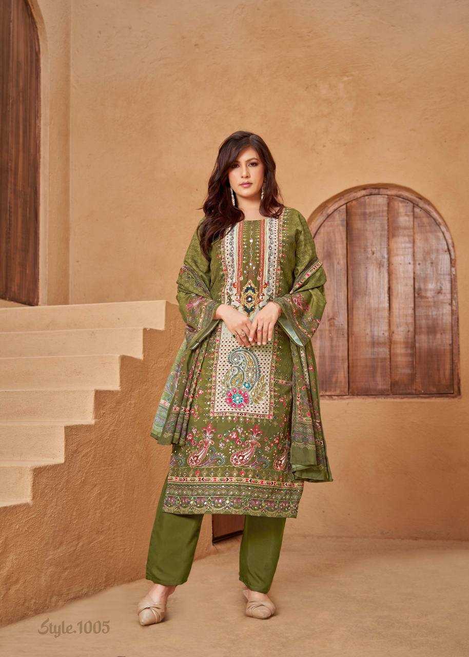 Ynf Heavy Muslin RIN131 1001 Suits & Dresses Islamic Clothing Festive Collections Wholesale Pakistani Suits Printed Suits Party wear suits Manufacturer