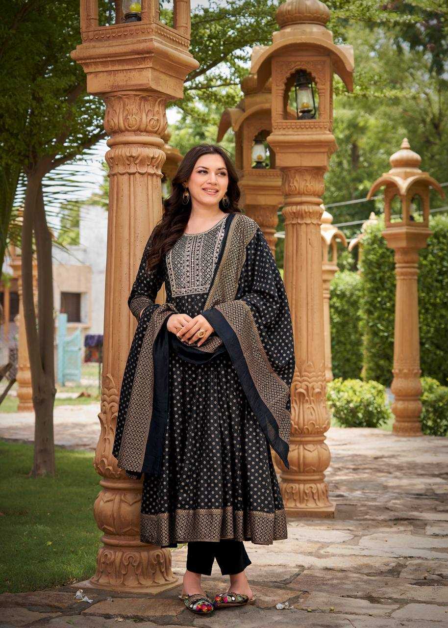 Ynf Heavy Rayon RIN131 1001 Kurti Wholesale Embroidered Kurtis Kurti With Palazzo Manufacturer