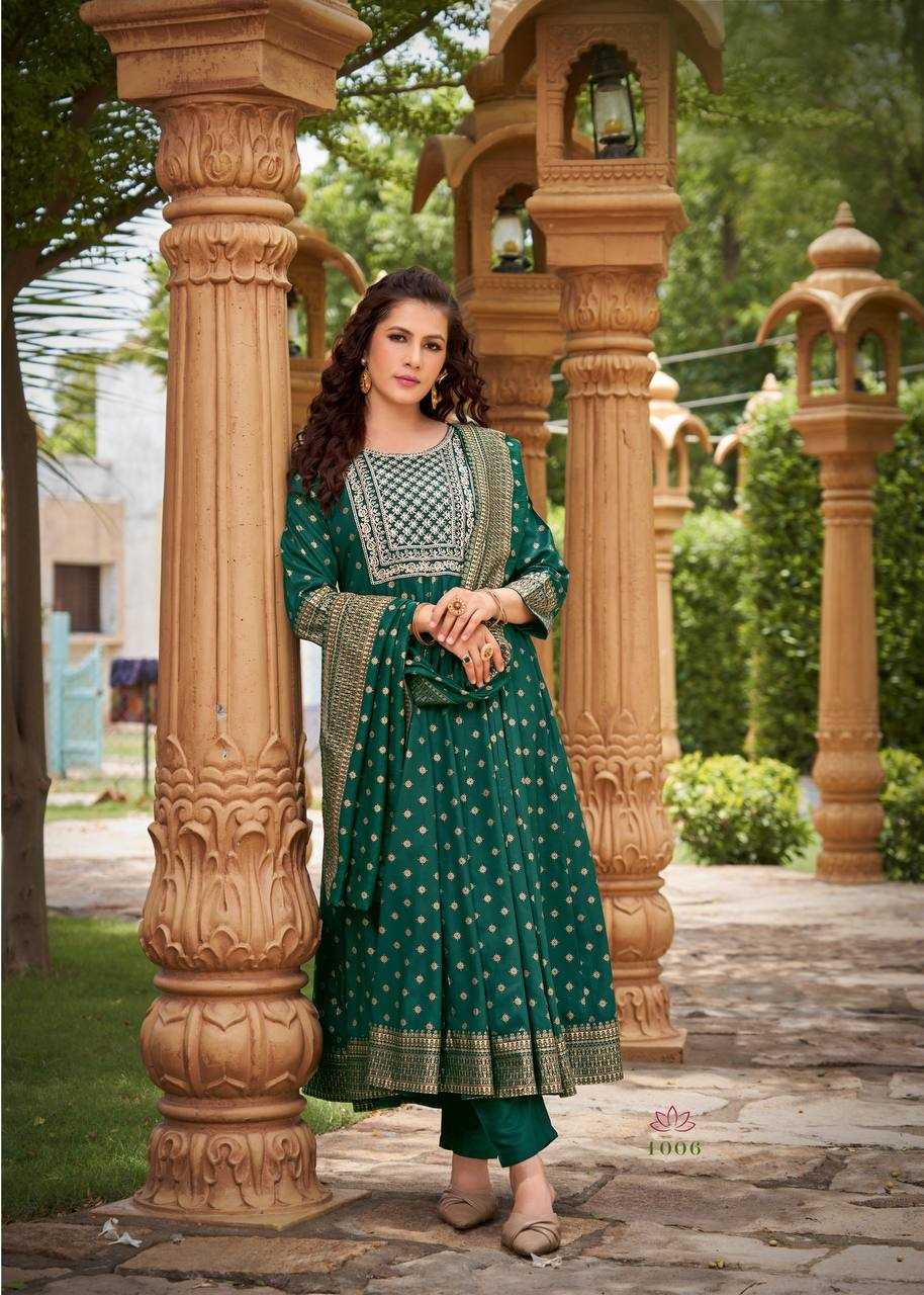Ynf Heavy Rayon RIN131 1001 Kurti Wholesale Embroidered Kurtis Kurti With Palazzo Manufacturer
