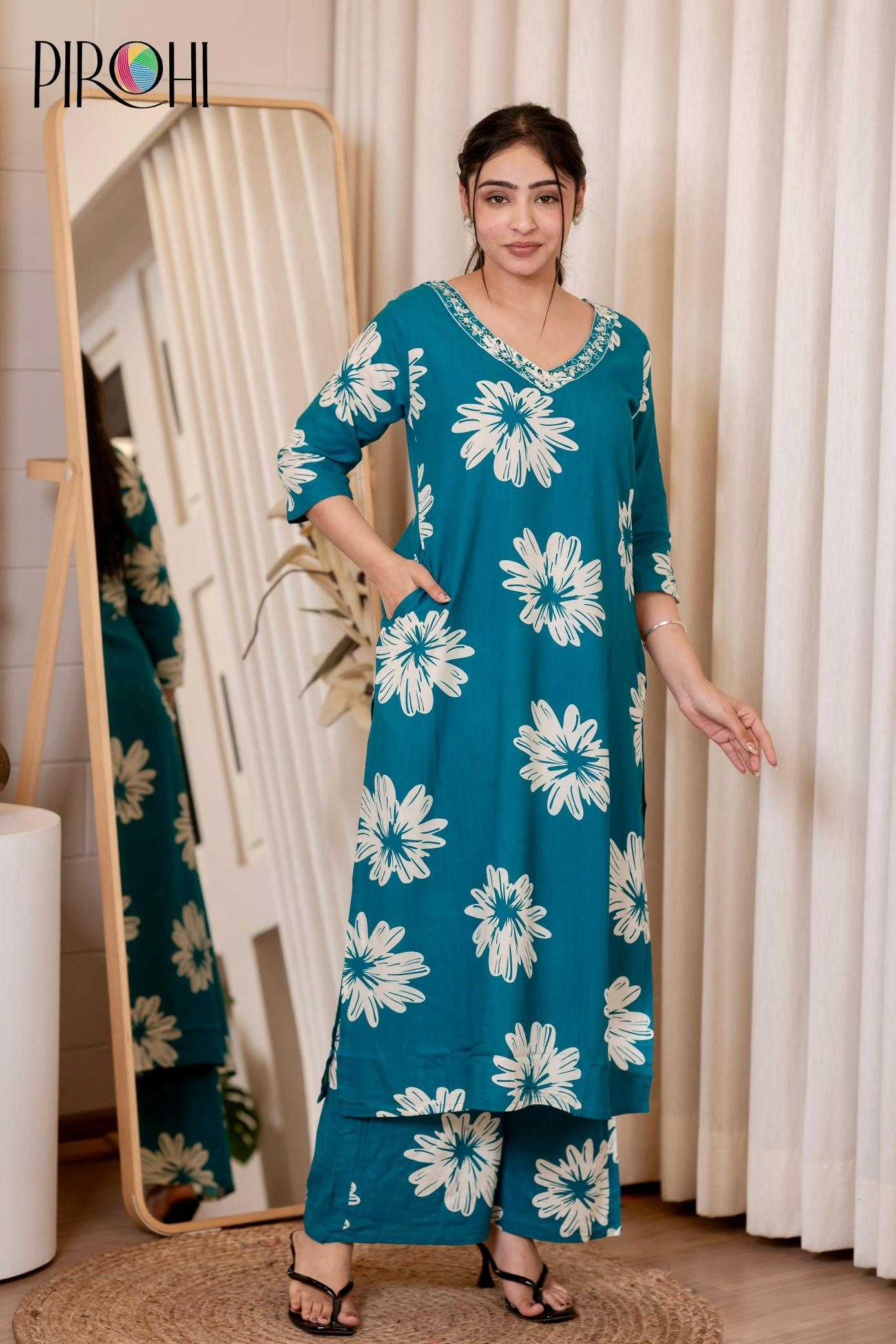 Ynf Heavy Rayon RIN190 KANCHI Setwise Collections Wholesale Kurtis Catalogs Manufacturer