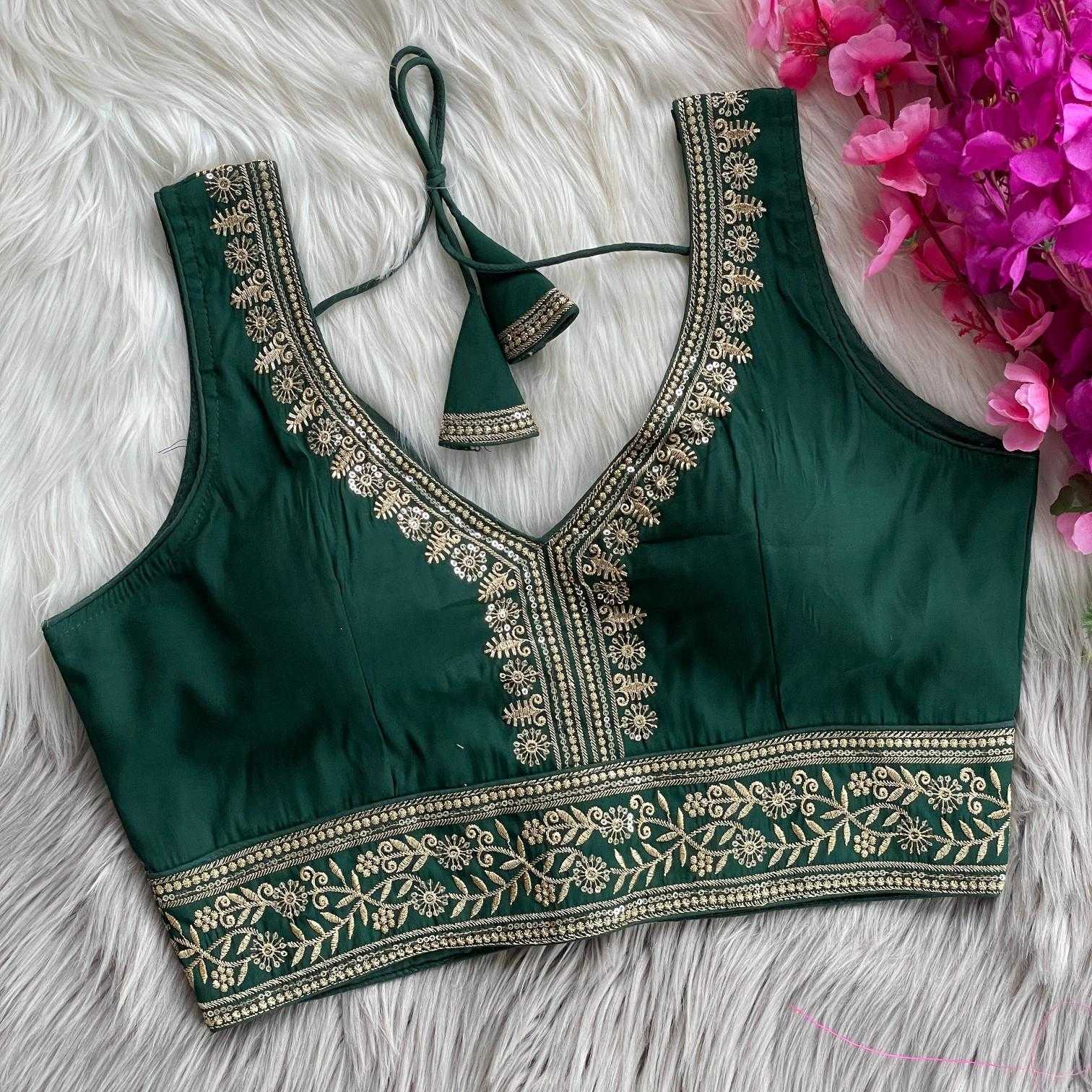 Ynf Heavy Roman Silk KESH437 LECSI Readymade Blouses Wholesale Designer Blouse Party Wear Blouse Silk Blouse Manufacturer
