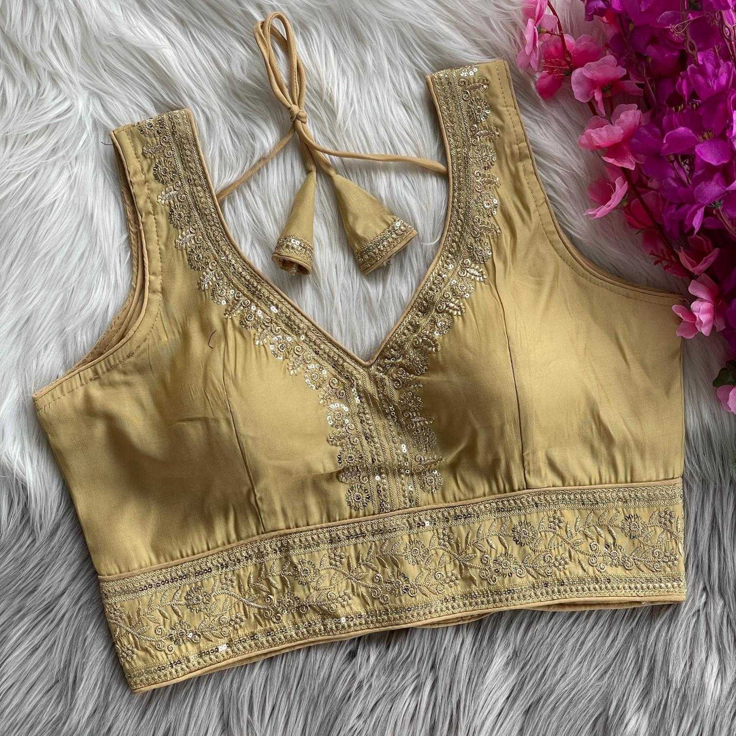 Ynf Heavy Roman Silk KESH437 LECSI Readymade Blouses Wholesale Designer Blouse Party Wear Blouse Silk Blouse Manufacturer