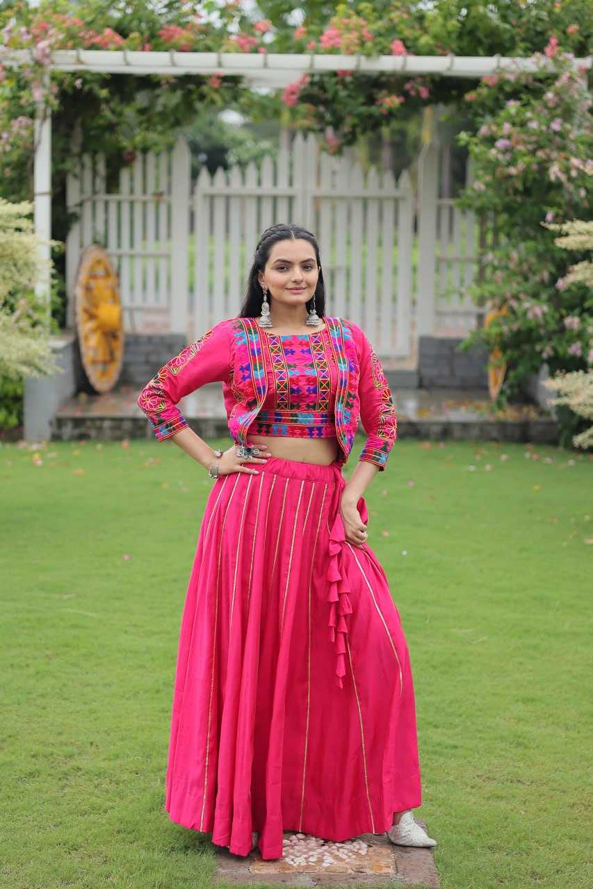 Ynf Heavy Roman Silk KESH491 7132 Lehengas Wedding Collections Festive Collections Wholesale Designer Lehenga Choli Gota Patti Lehenga Crop Top lehenga Manufacturer