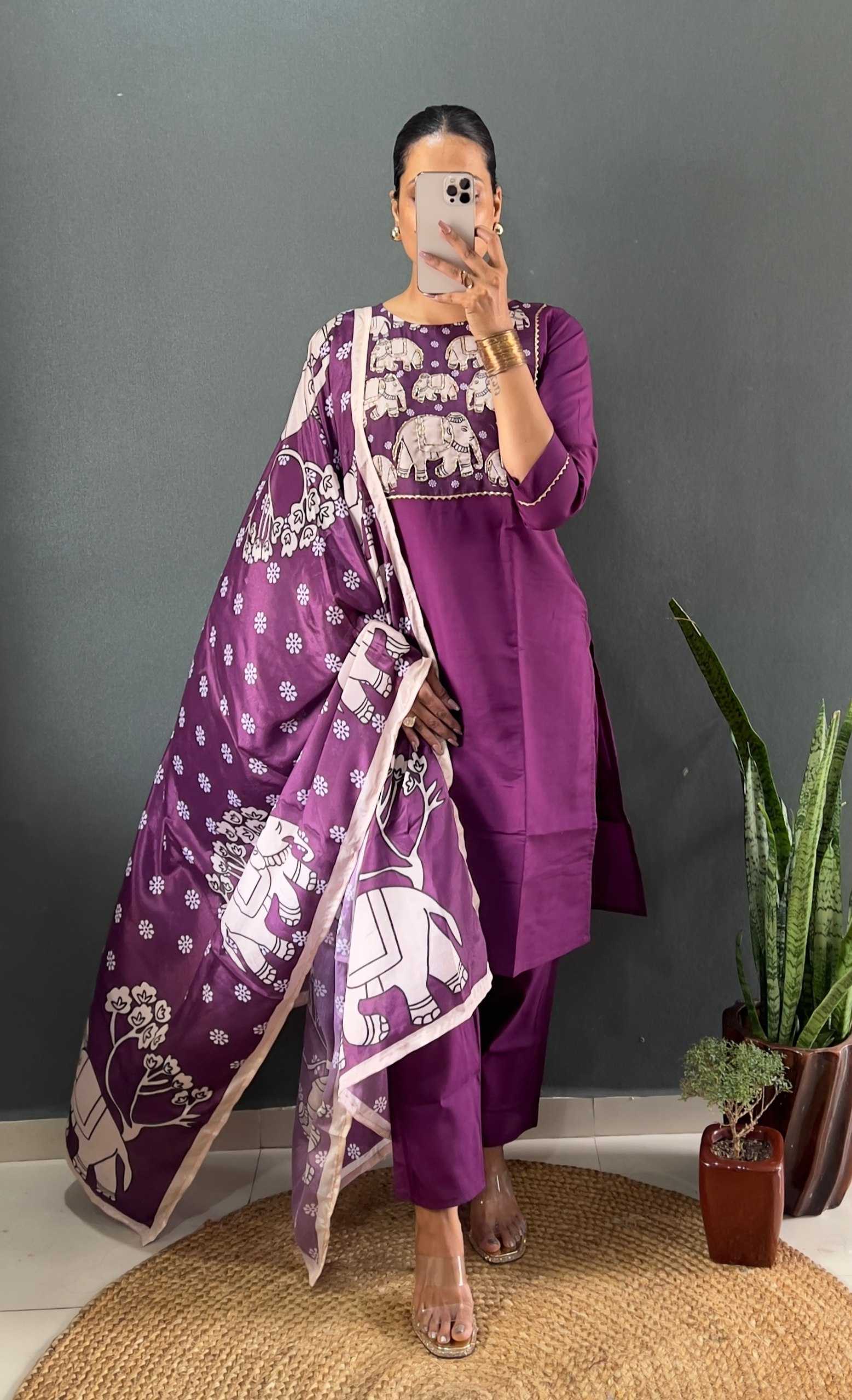 Ynf Heavy Roman Silk RIN102 111 Suits & Dresses Wedding Collections Festive Collections Wholesale Ladies Silk Suit Wedding Outfits Handwork Suits Manufacturer