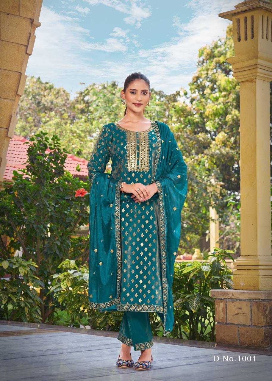 Ynf Heavy Roman Silk RIN131 1001 Suits & Dresses Wholesale Ladies Suits Embroidery Suits Party wear suits Manufacturer