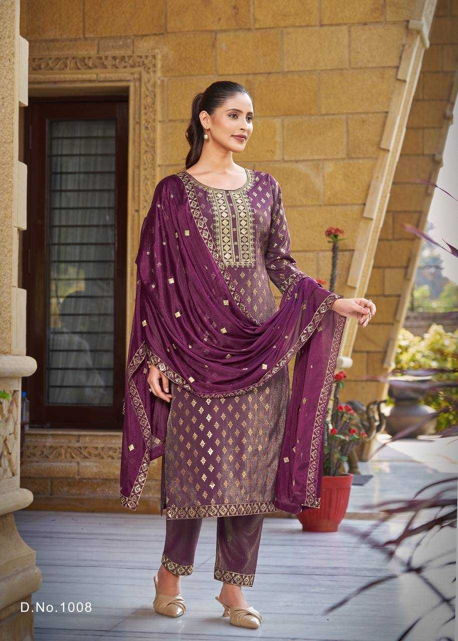 Ynf Heavy Roman Silk RIN131 1001 Suits & Dresses Wholesale Ladies Suits Embroidery Suits Party wear suits Manufacturer