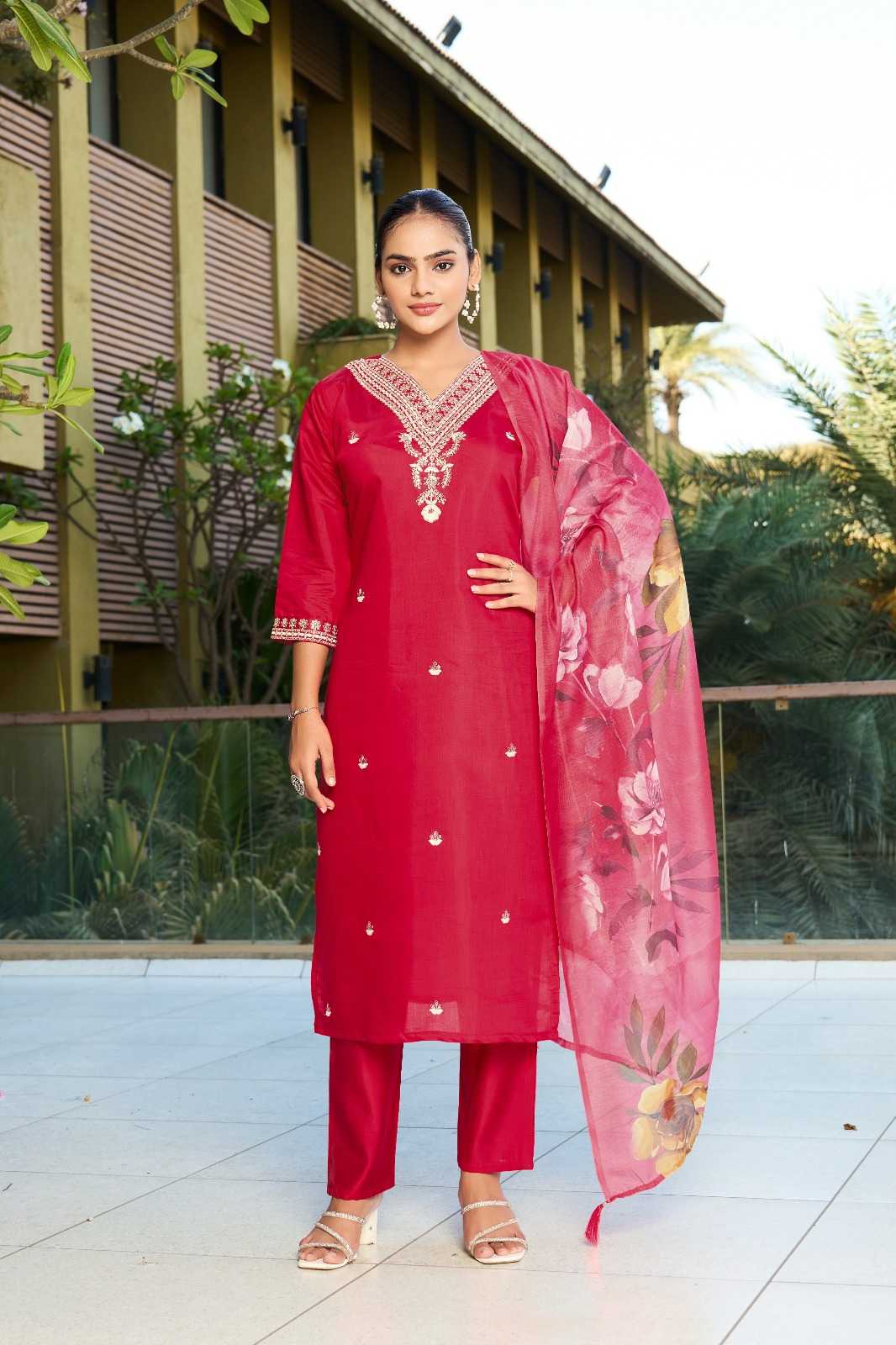 Ynf Heavy Roman Silk RIN190 KPD-9026 Setwise Collections Wholesale Kurtis Catalogs Manufacturer