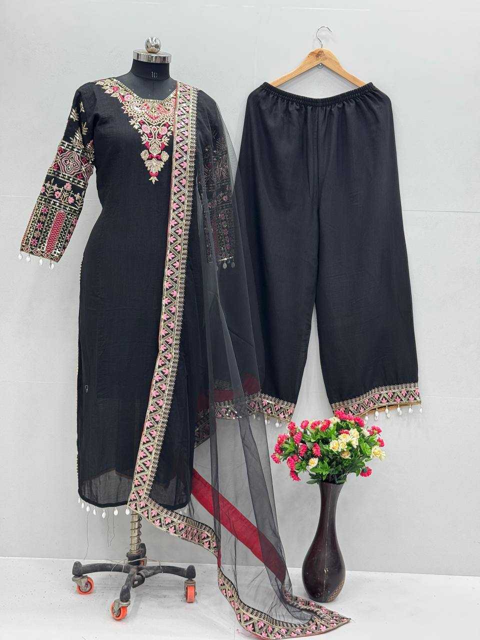 Ynf Heavy Silk KESH512 170 Suits & Dresses Wholesale Ladies Suits Dresses Designer Suits Manufacturer