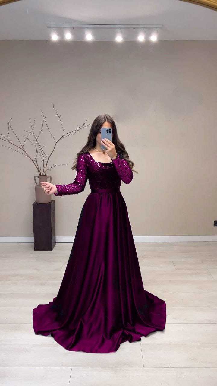 Ynf Heavy Silk RIN157 2775 Gowns Plus Size Collections Wholesale Designer Gowns Silk Gowns Sequin Gowns Manufacturer