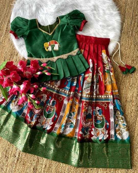 Ynf Jacquard KESH461 101 Western Wears Kids Wear Festive Collections Wholesale Kids Lehenga Kids Ethnic Wear Kids Festive Wear Manufacturer