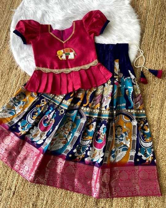 Ynf Jacquard KESH461 101 Western Wears Kids Wear Festive Collections Wholesale Kids Lehenga Kids Ethnic Wear Kids Festive Wear Manufacturer