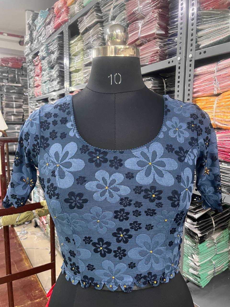 Ynf Jacquard KESH535 RUHI Readymade Blouses Wholesale Blouse Printed Blouse Embroidered Blouses Manufacturer