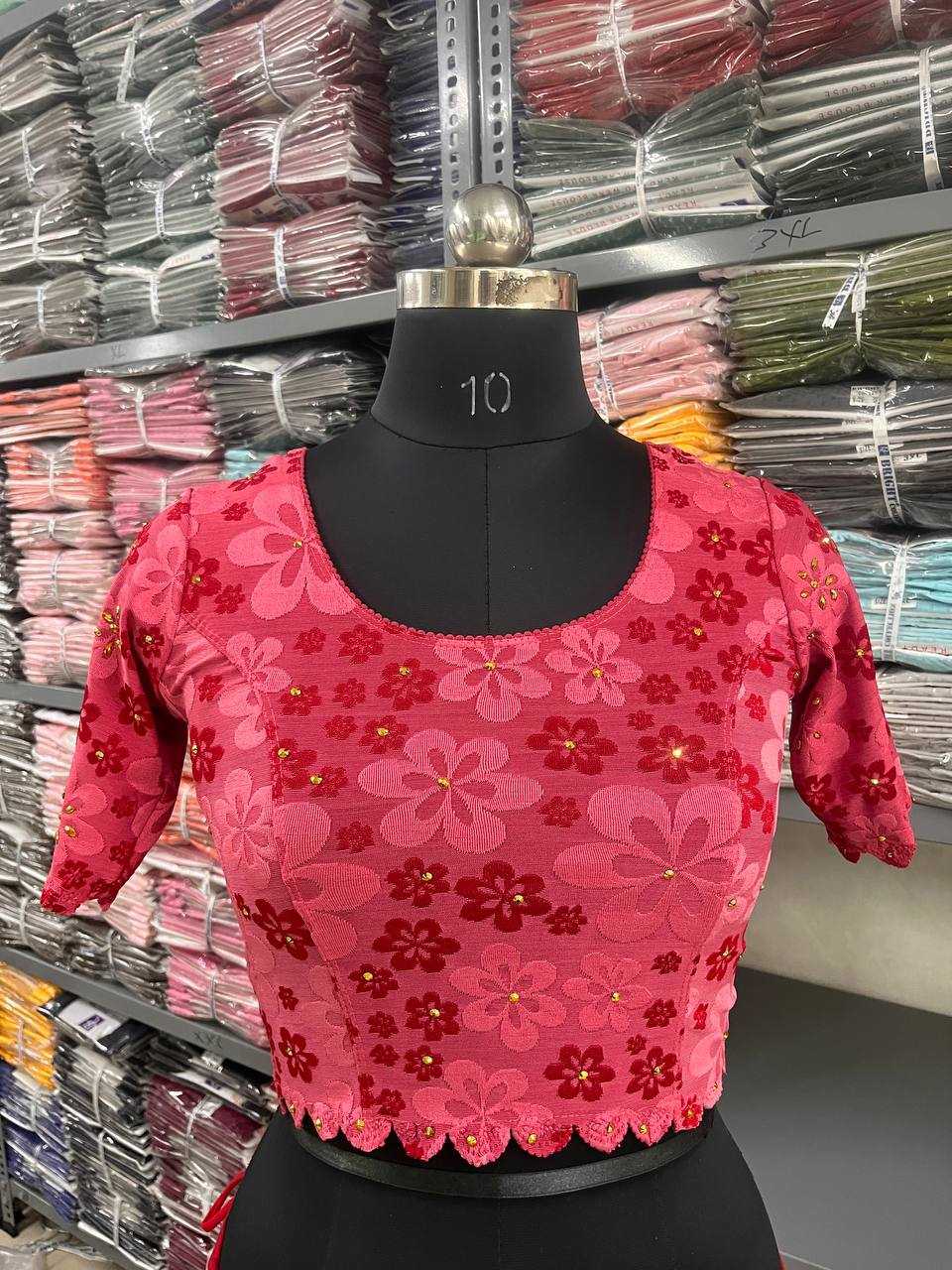 Ynf Jacquard KESH535 RUHI Readymade Blouses Wholesale Blouse Printed Blouse Embroidered Blouses Manufacturer