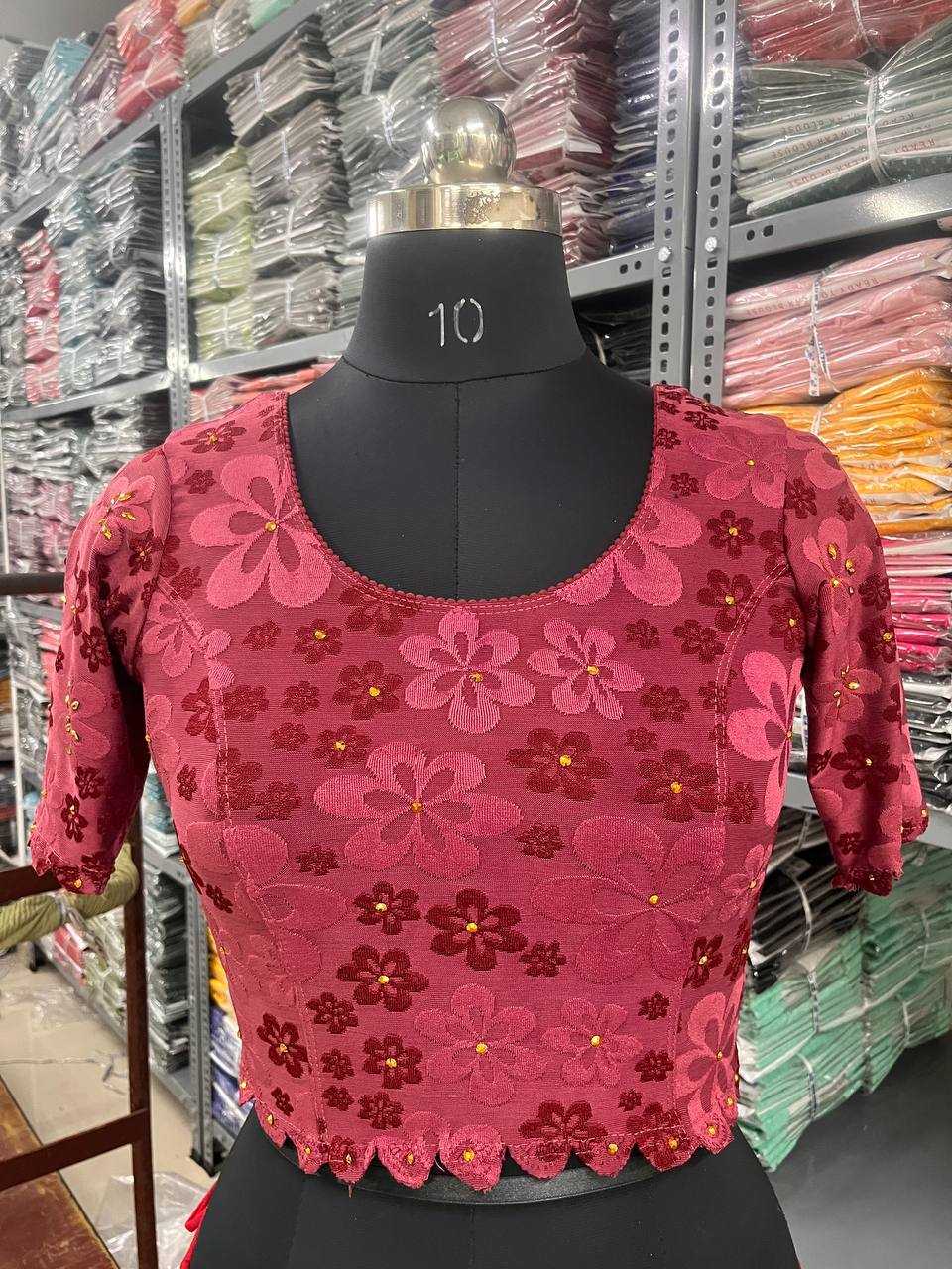 Ynf Jacquard KESH535 RUHI Readymade Blouses Wholesale Blouse Printed Blouse Embroidered Blouses Manufacturer