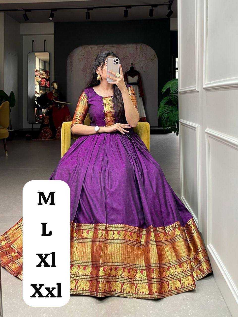 Ynf Jacquard KESH544 218 Gowns Wholesale Fancy Gowns Anarkali Gown Party Gowns Long Gowns Manufacturer