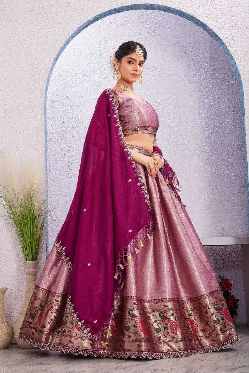 Ynf Jacquard KESH554 Morni Lehengas Wholesale Embroidered Lehenga Manufacturer