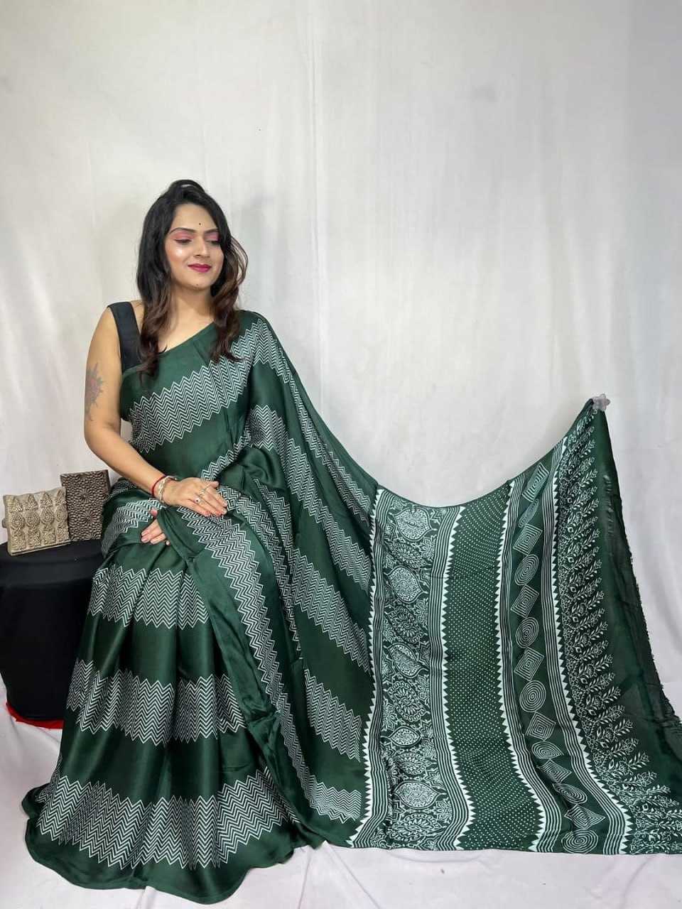Ynf Japan Sartin RIN193 2240 Sarees Wholesale Fancy Sarees Printed Sarees Silk Sarees Manufacturer