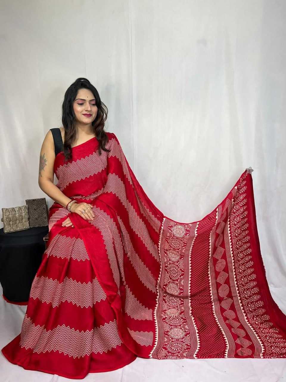 Ynf Japan Sartin RIN193 2240 Sarees Wholesale Fancy Sarees Printed Sarees Silk Sarees Manufacturer