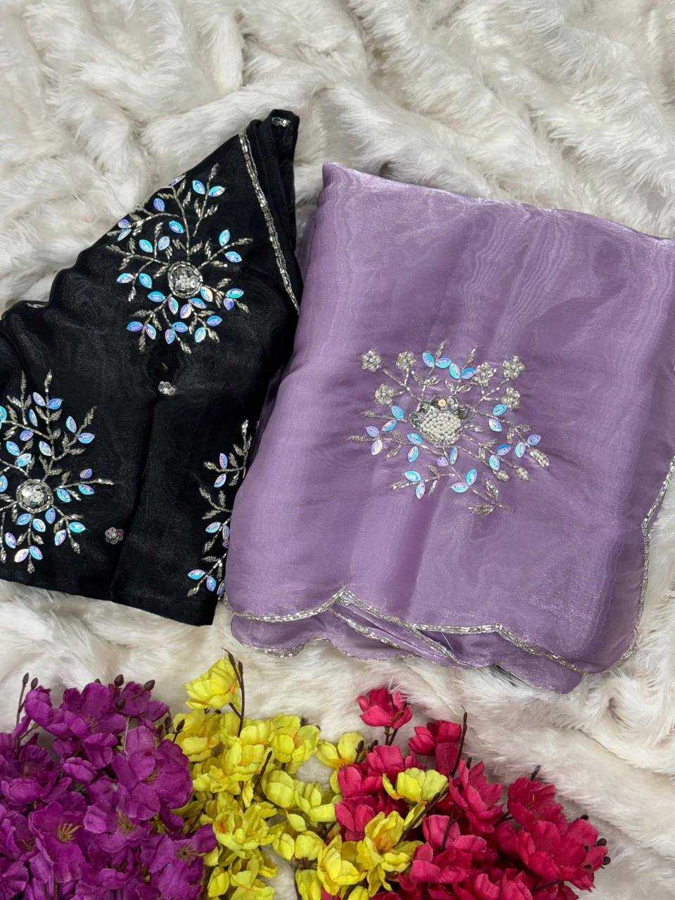 Ynf Jimmy Choo RIN105 JIYA Sarees Wedding Collections Festive Collections Wholesale Jimmy Choo Sarees Butta Sarees Sarees With Blouse Manufacturer